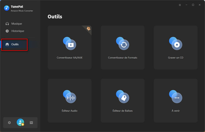 Les outils de TunePat Spotify Converter