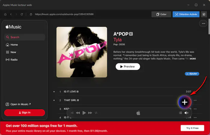 Rechercher Apple Music