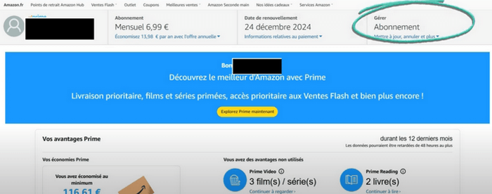 Gérer Abonnement