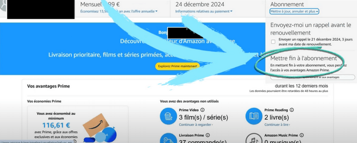 Mettre fin à l'abonnement