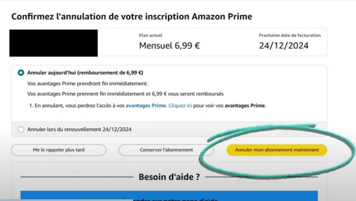 Annuler mon abonnement maintenant