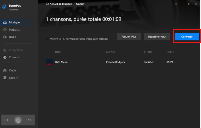 Commencer à convertir