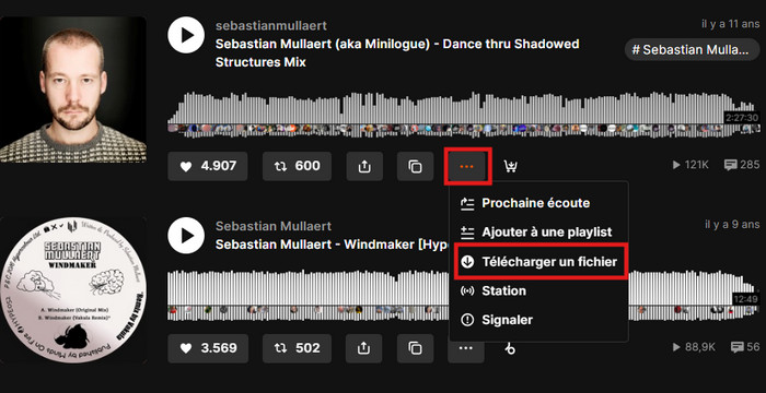 Télécharger les chansons SoundCloud directement
