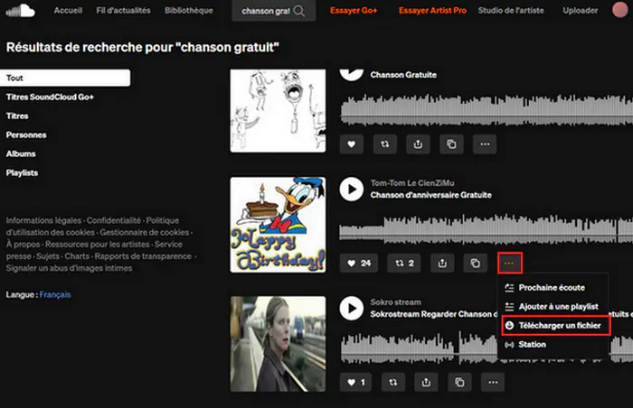 Guide d'utilisation SoundCloud