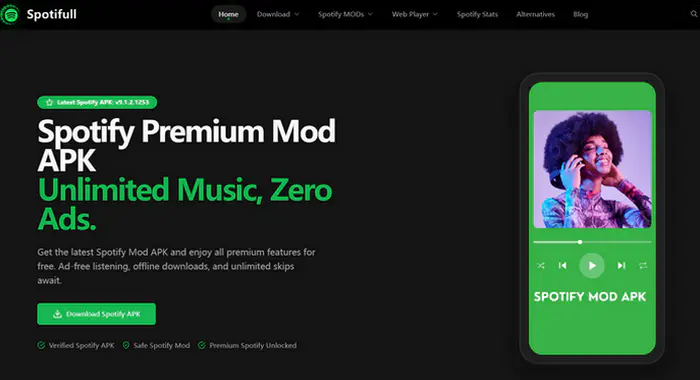 Spotifull Spotify Premium Mod APK