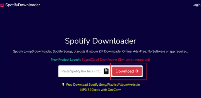 Spotify song Downloader