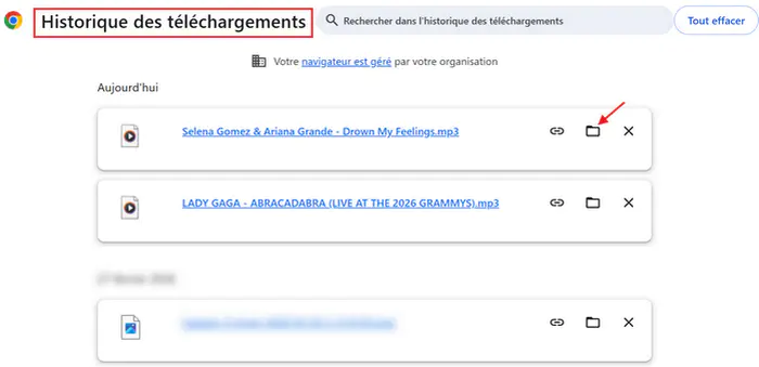 trouvez fichiers mp3 YouTube