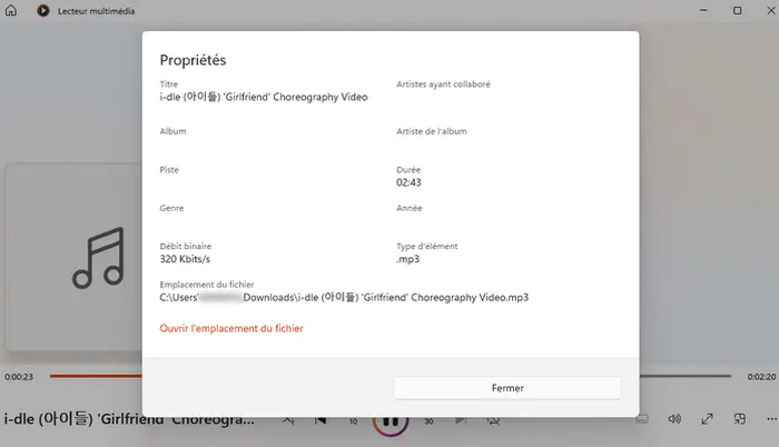 YTMP3 manque de pochette d'album