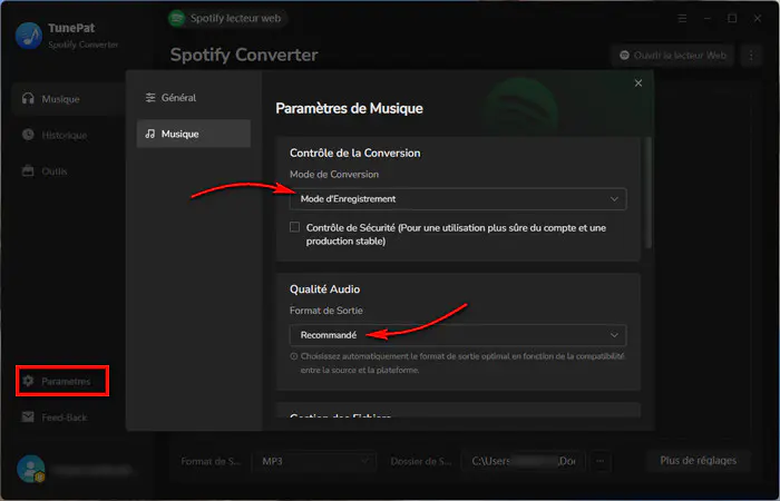Conserver Spotify Lossless
