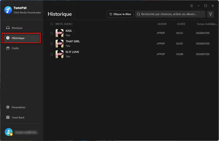 Profitez de la musique