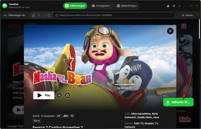 Détectez des vidéos