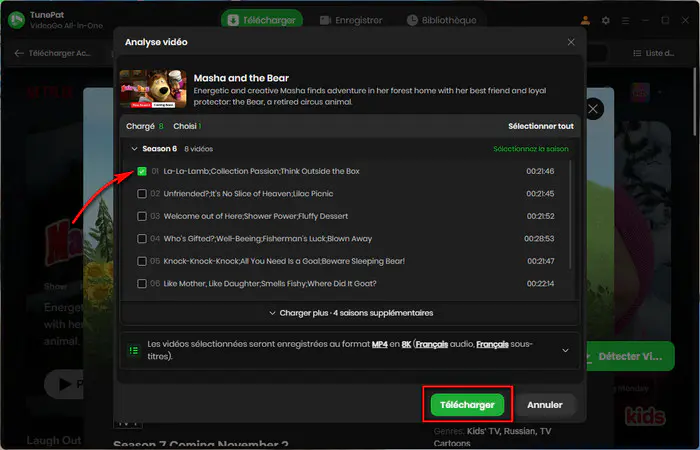 Téléchargez des vidéos